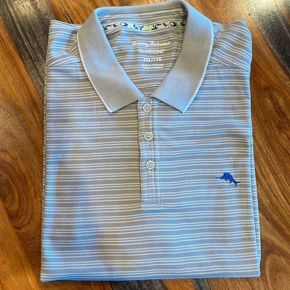 Tommy Bahama Other - Tommy Bahama Island Zone Stripe Polo. NWOT